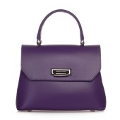Geanta dama din piele naturala DiAmanti Cesara Violet